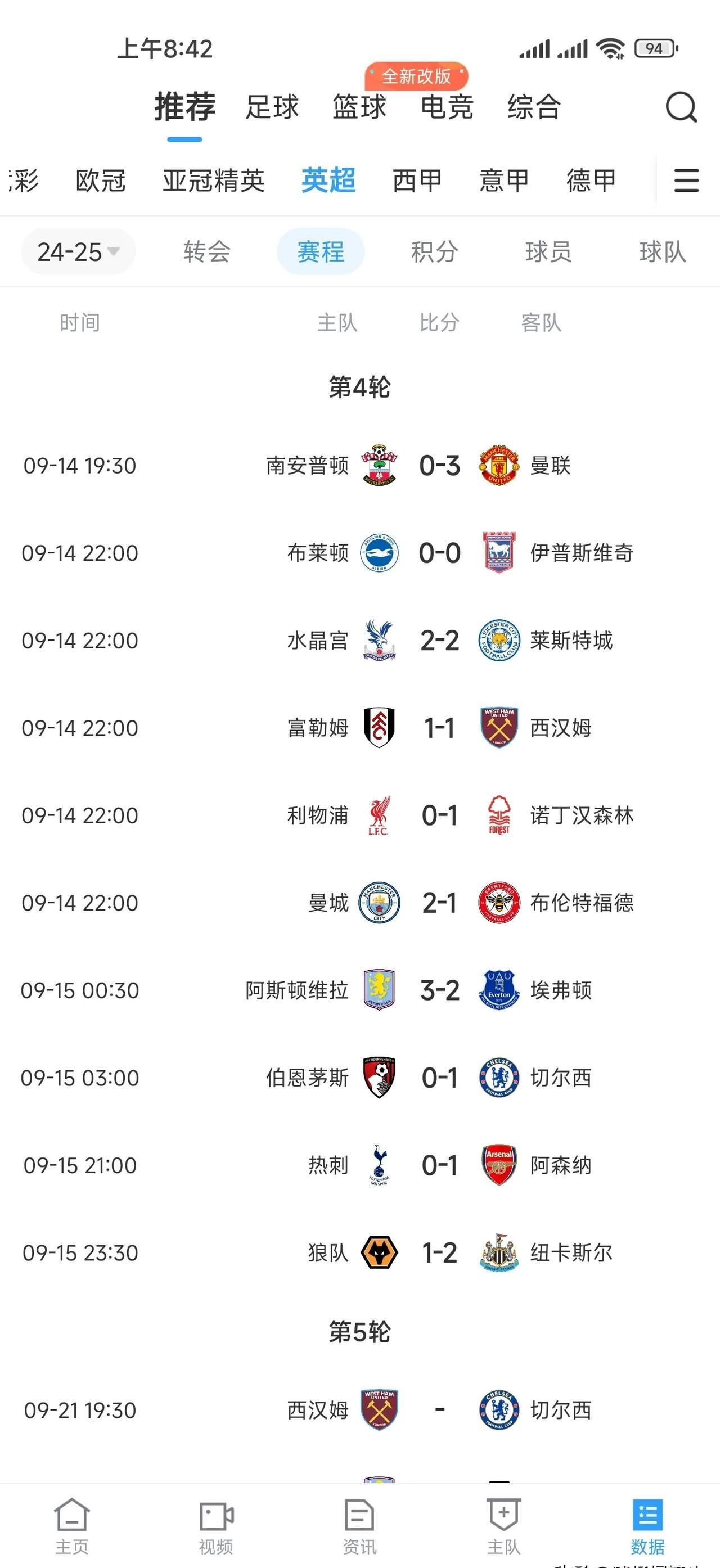 英超官方发布赛季统计数据，展现精彩瞬间的简单介绍